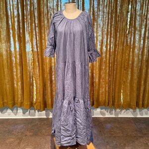 Daughters of India Gray Long Sleeve Dress